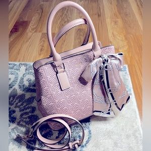 Aldo Hand Bag & Cross body . Light Pink